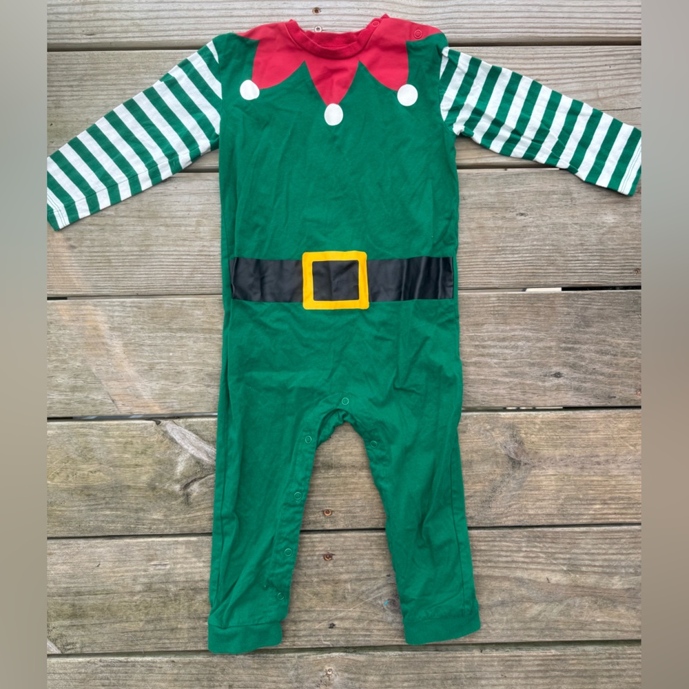 h&m elf printed sleeper - 18-24 months